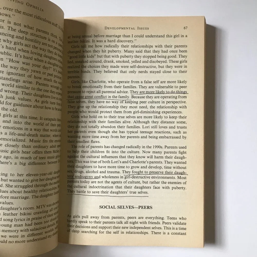 N/A reviving ophelia